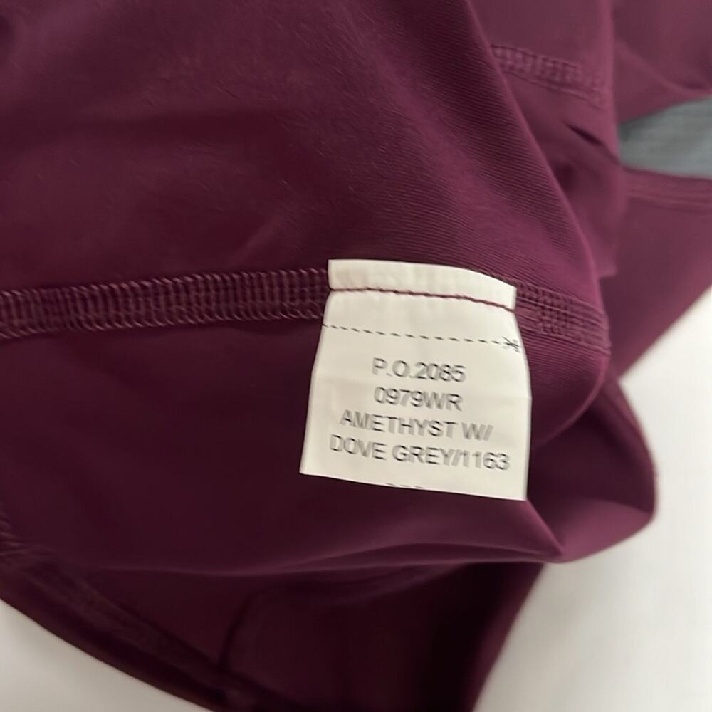 Tommie Copper Performance Raglan Long Sleeve T Shirt Sz M Amethyst w/ Dove Grey - Picture 8 of 8